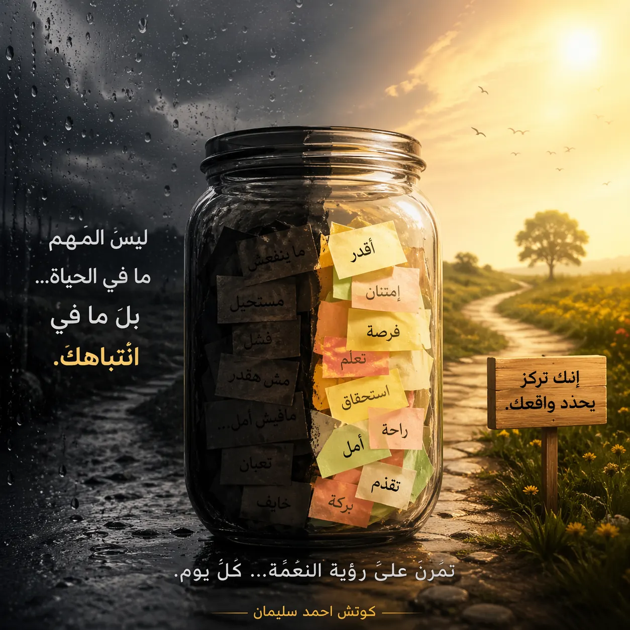 لماذا ترى الحياة مظلمة رغم وجود النِعم؟